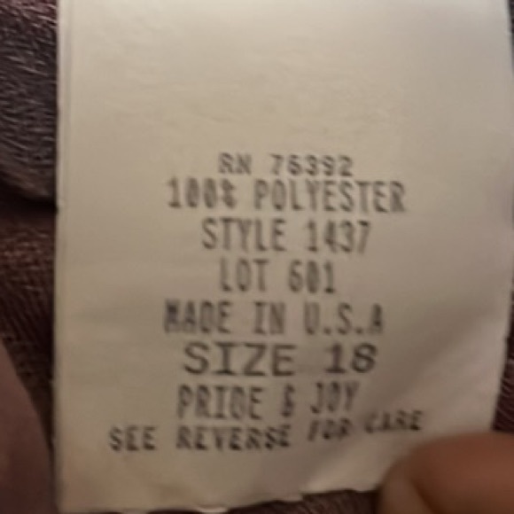 Pride & Joy, High Neckline, Button Down, Long Sleeves Top, Multi Colors, 18 - Picture 6 of 6